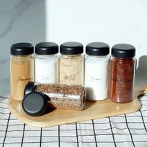 가쯔 레터링양념통용기조미료통 400ml 6개세트+스티커증정