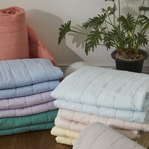 컬러풀 알러지케어 논슬립 고정밴드형 올데이굿슬립 사계절 누빔 매트리스 침대패드 카페트, 라벤더