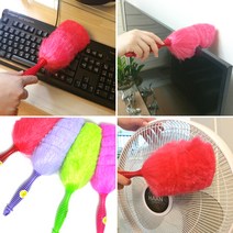 SOSO 미들형 먼지털이개, 중형, 퍼플, 1개