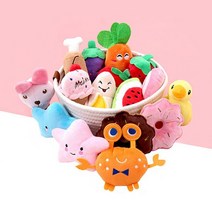 [애구애구] 삑삑 친구들 강아지장난감, 선택/소프트콘, 상세설명 참조