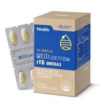 대상웰라이프 알티지 오메가3, 30정, 5개, 5개, 30정