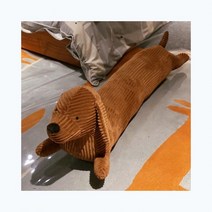 닥스훈트 판다 바디필로우 강아지 동물 인형 대형 침대 쿠션 안고자는 베개 선물 3사이즈, 닥스훈트 + 50센티