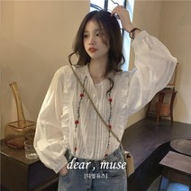 애나 로즈 데이트 로맨틱 블라우스