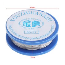 2% 플럭스 63/37 10g 0.8mm 고순도 로진 코어 납땜 와이어 전기 인두용 저 융점 포함, [03] 5pcs