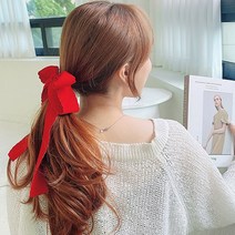 여신 골프 머리끈 예쁜 여자 여성 명품 리본 헤어끈