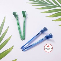 [체리니]커트 핀셋 컬러 쇠핀셋 2p 업스타일 짧은머리 핀셋 택1, 블루