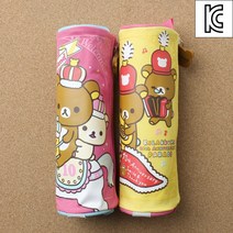 리락쿠마 뉴 원통 봉제필통/화방납품용 학원납품용