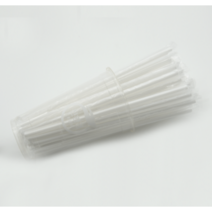 이솔산업 생분해성 옥수수 친환경 PLA 일회용 빨대 7X210mm (개별포장)-국산 250개, 4개, 500매입