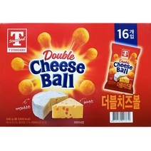 아이들간식 과자 까망베르 체다 더블 치즈볼 40g 16입 *&^%3154498EA, 1, 본상품선택