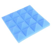 25x25x5cm 스튜디오 어쿠스틱 폼 패널 방음 처리 KTV 룸 벽 스폰지 패드 테이프, 02 blue