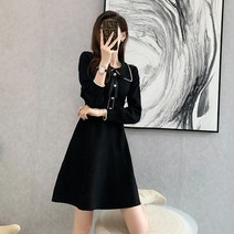 블링앤수 여성 오피스 일반카라 울 원피스 KZZ412