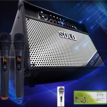 ELCID SOLO-400W 충전 휴대용 앰프 색소폰 연주 공연 반주기전원연결