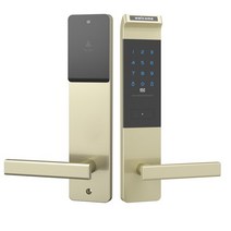 rfid nfc 복사기 태그 리더기 스티커 도어락 휴대용 카드 아파트 전자 TTlock 앱 무선 보안 열쇠 없는 스마, 02 Golden