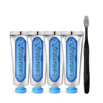 덴티본조르노 치석케어 치약 100g x 4p + 미세모 칫솔 세트, 3세트