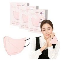 아이바나리 에어 황사 방역용 마스크 대형 KF94, BABY PINK, 50개, 1개입