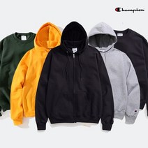 챔피온 길단 기모 맨투맨 후드티 후드집업 05.길단 12000 USA핏 맨투맨 네이비/S