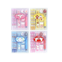 [iwoori] 4000몰랑 케이스 문구세트 Ver2, 1개, 블루블루