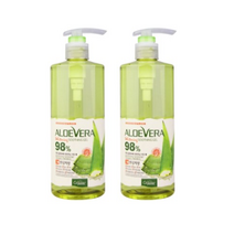 오가니아 알로에 베라 미백 수딩젤 98%, 400g, 16개