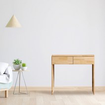 고무나무 원목 콘솔, 원색