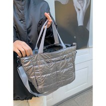 [기획/무배] 패딩 에코 토트백 퀼팅 투웨이 숄더가방