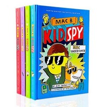 [영어원서]AR3점 Kid Spy 키드 스파이 맥 바넷 4권세트 하드커버