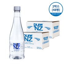 퓨어엔젯워터 뉴질랜드 수입생수 화산암반수 천연 미네랄워터, 500ml, 48개