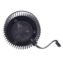 BFB0712HF NVIDIA GTX Titan GTX980 980Ti 쿨러 팬용 65mm 12V 1.8A 4Pin 그래픽 카드 냉각 팬, 01 Black