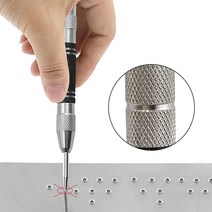 자동 센터펀치 마킹 표시 드릴 작업 타공 목공용 금속용 마커, 날4psc