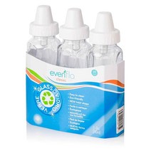 Evenflo 클래식 트위스트 팩 226.8g 8온스 유리병 3개