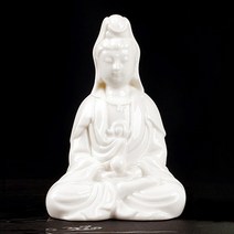 비텐 도자기 불상 미니불상 부처님상 석가모니 부처님오신날 석가탄신일 불교용품, C.관음보살 좌상, C-2(화이트 관음보살 좌상)