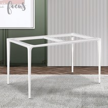 바테이블 철재다리 우드슬랩다리 벤치 대리석 식탁다리 셀프 심플, 공식 표준, 1400x 800적용 상판 화이트