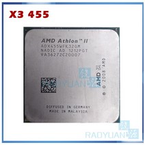 AMD Athlon II X3 455 3.3GHz 트리플 코어 CPU 프로세서 ADX455WFK32GM 소켓 AM3 938pin