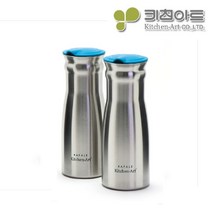키친아트 1+1 라팔 스테인레스 물병 가정용 업소용 스텐 물통, 1L