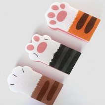 고양이 발 스펀지 수세미 부드러운 수세미 야옹이, 1세트CM001923