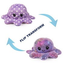 패션 문어 부드러운 pulpo 견인 장난감 인형 새로 도착 역방향 장난감 플립 옥토푸형 정품 Peluches 공급, J_10