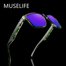 고급선글라스 MUSELIFE 남녀공용 폴라로이드 선글라스 사각 빈티지 선글라스 유명 브랜드 선글라스 편광 선글라스 Oculos Feminino