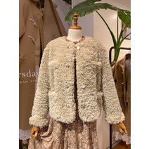 써스데이아일랜드 숏기장 퍼 자켓(T218MLT235W)(1324895)