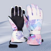 양드레 방수 스키장갑, 핑크레인