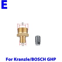 ROUE 1/4 Karcher Parkside Huter Bosch Nilfisk 고압 세척기 용 자동 퀵 커플러 세차 청소 커넥터, 06 For Kranzle M22