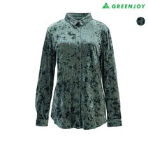 그린조이 여성 벨벳 셔츠