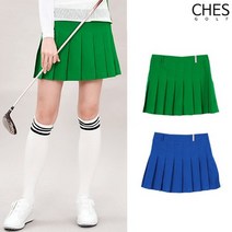 [체스골프-무료배송] 그린퀸 레블 여성골프 쿨 플리츠스커트