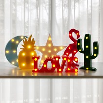 LED 마퀴라이트 무드등, 플라밍고