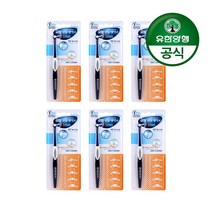 유한양행 [본사직영] 유한덴탈케어 원미닛 교체형 치실(홀더+리필 6입), 6개