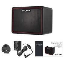 NUX-마이티 라이트 BT 기타 앰프 미니 데스크탑 일렉트릭 기타 앰프 3W 3 채널 내장 딜레이 리버브 이, 01 Black UK Plug