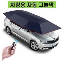 자동 차량용그늘막 카라솔 캠핑용 캐노피 쉘터천막 루프 루프탑 카 차량 텐트 파라솔 햇빛가림막 햇빛가리개, 5m x 2.4m(블루)