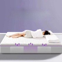 메모리폼 수면매트 원룸 소프트 꿀잠 탑퍼교체 원바디, 더블침대  200x220cm