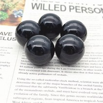 25MM 천연석 볼 힐링 크리스탈 공 홈 인테리어 레이키 위카 차크라 보석 구 바위, 2PCS, Black Obsidian