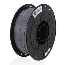 CCTREE 실크 PLA 필라멘트 1.75mm 3D 프린터용 1kg 스풀 (2.2파운드) 치수 정확도 +/- 0.03mm 실크 옐로우 골드 PLA 매끄럽고 실키한 반짝이는, 1kg Gray