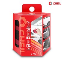 어바웃크리닝 카 메이크업 어플리케이터 왁스 타이어 패드 스폰지 3개입, 1팩