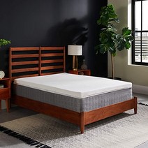 템퍼페딕 TEMPUR 슈프림 3인치 매트리스 토퍼 미디엄 펌 퀸 화이트, 1개